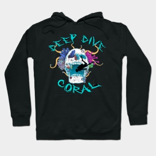 Deep Dive Coral Hoodie